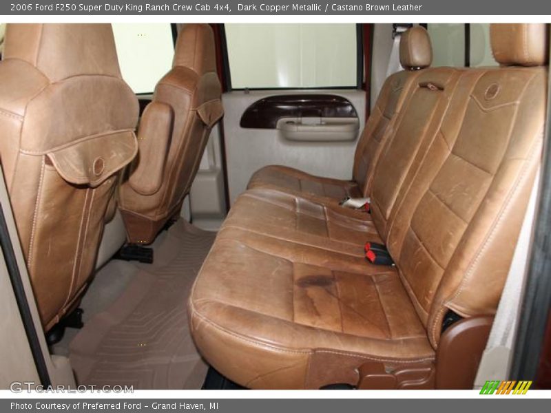 Dark Copper Metallic / Castano Brown Leather 2006 Ford F250 Super Duty King Ranch Crew Cab 4x4