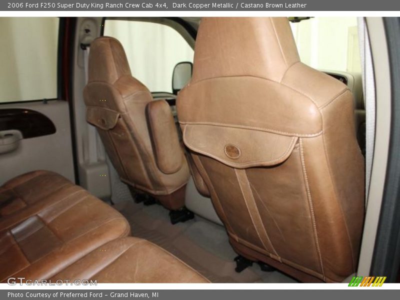 Dark Copper Metallic / Castano Brown Leather 2006 Ford F250 Super Duty King Ranch Crew Cab 4x4