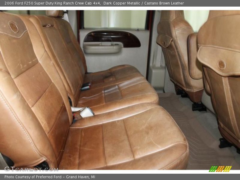 Dark Copper Metallic / Castano Brown Leather 2006 Ford F250 Super Duty King Ranch Crew Cab 4x4