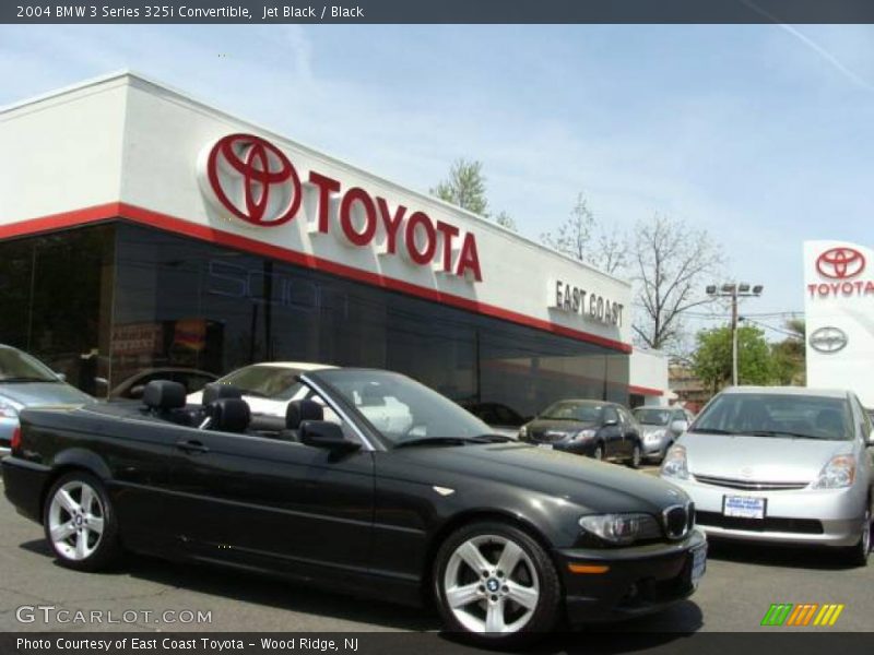 Jet Black / Black 2004 BMW 3 Series 325i Convertible