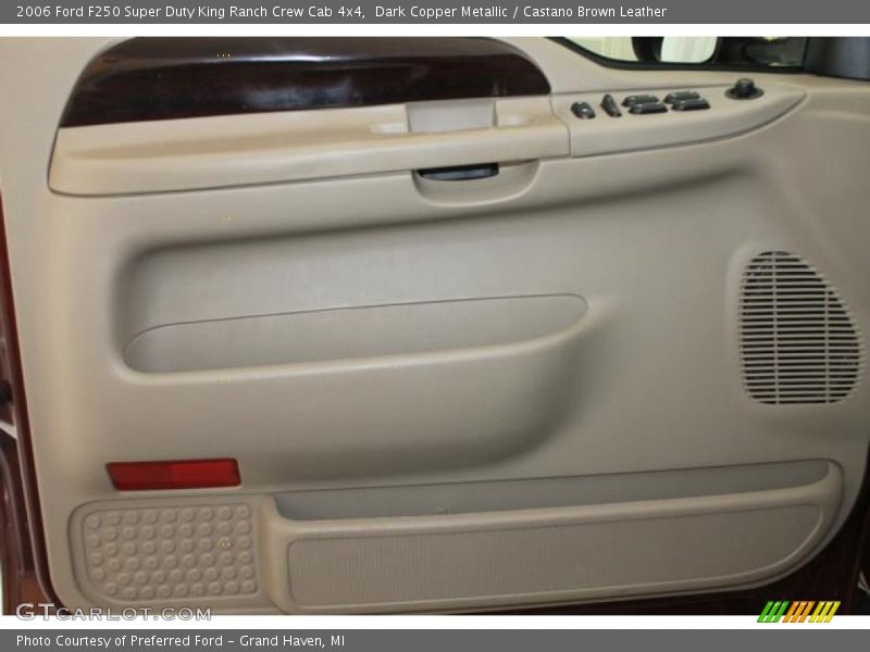 Dark Copper Metallic / Castano Brown Leather 2006 Ford F250 Super Duty King Ranch Crew Cab 4x4