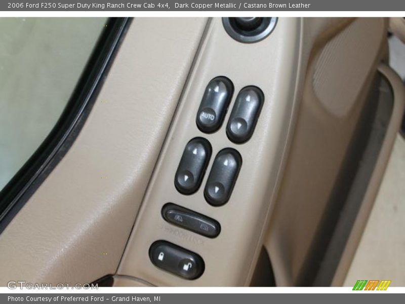 Dark Copper Metallic / Castano Brown Leather 2006 Ford F250 Super Duty King Ranch Crew Cab 4x4