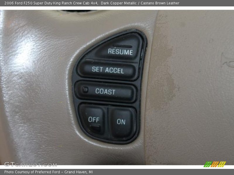 Dark Copper Metallic / Castano Brown Leather 2006 Ford F250 Super Duty King Ranch Crew Cab 4x4
