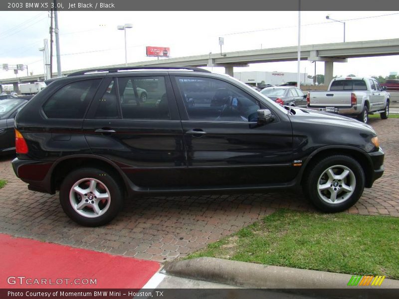 Jet Black / Black 2003 BMW X5 3.0i