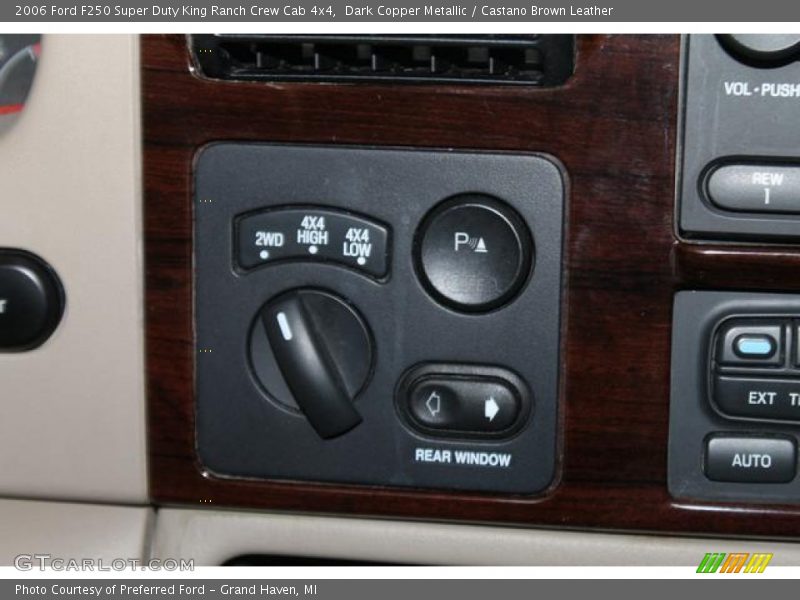 Dark Copper Metallic / Castano Brown Leather 2006 Ford F250 Super Duty King Ranch Crew Cab 4x4