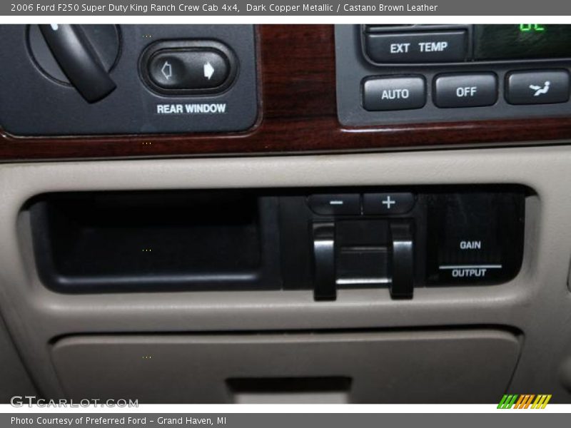 Dark Copper Metallic / Castano Brown Leather 2006 Ford F250 Super Duty King Ranch Crew Cab 4x4