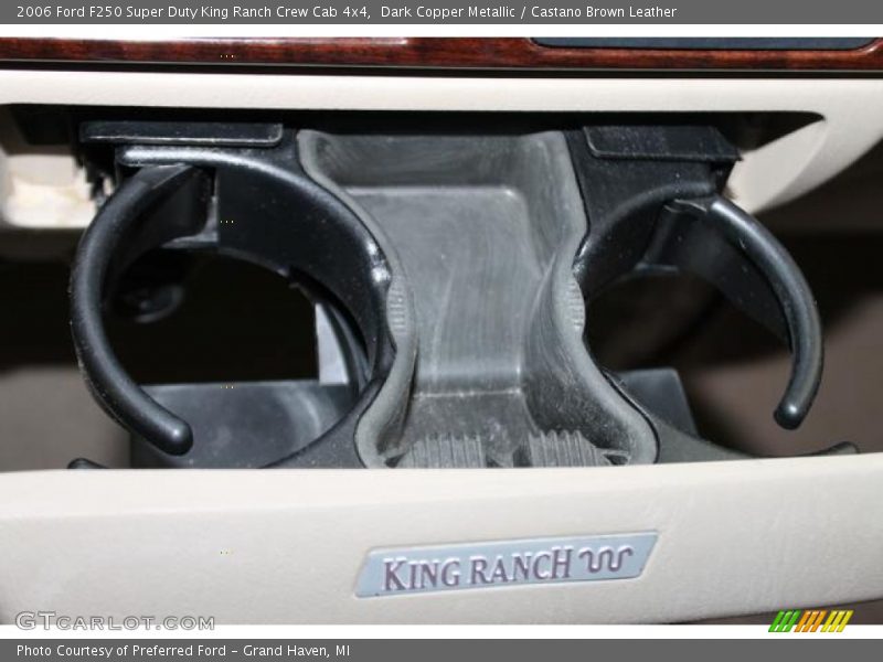 Dark Copper Metallic / Castano Brown Leather 2006 Ford F250 Super Duty King Ranch Crew Cab 4x4