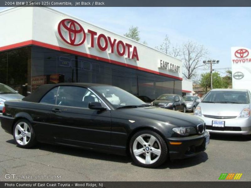 Jet Black / Black 2004 BMW 3 Series 325i Convertible