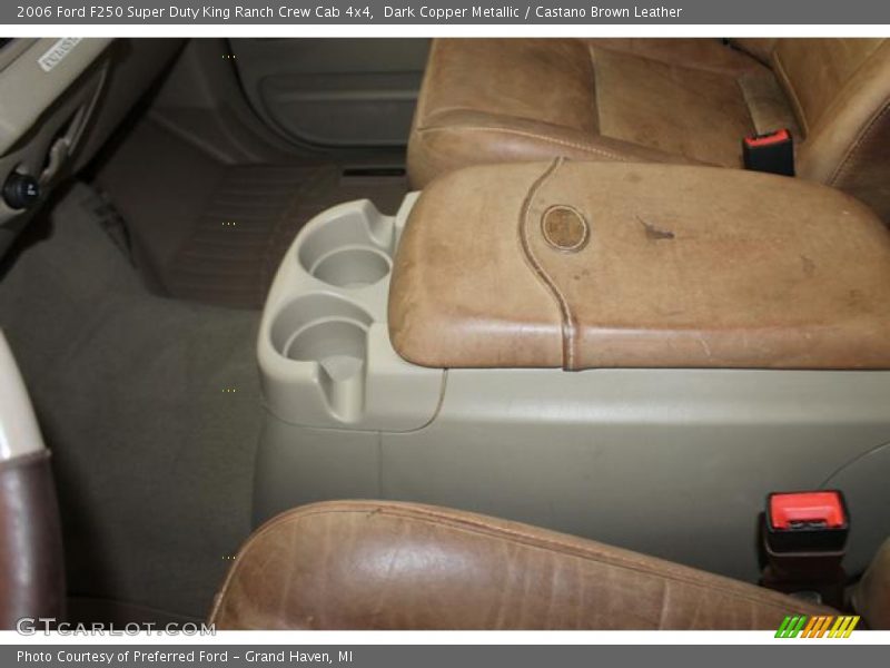 Dark Copper Metallic / Castano Brown Leather 2006 Ford F250 Super Duty King Ranch Crew Cab 4x4