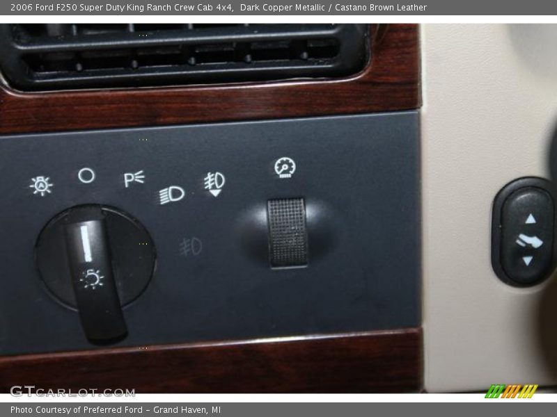 Dark Copper Metallic / Castano Brown Leather 2006 Ford F250 Super Duty King Ranch Crew Cab 4x4