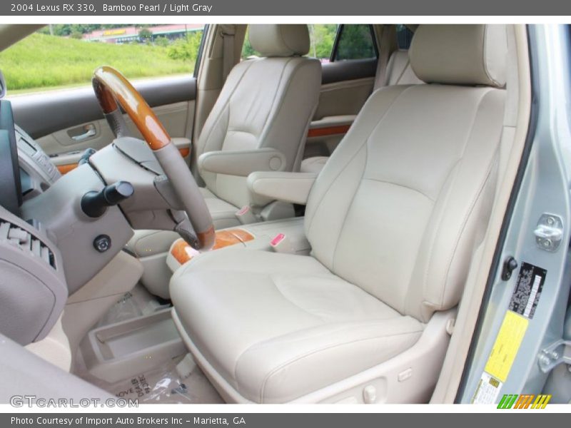 Bamboo Pearl / Light Gray 2004 Lexus RX 330