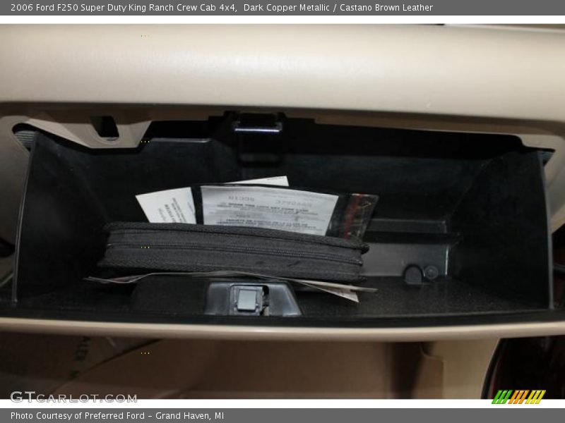 Dark Copper Metallic / Castano Brown Leather 2006 Ford F250 Super Duty King Ranch Crew Cab 4x4