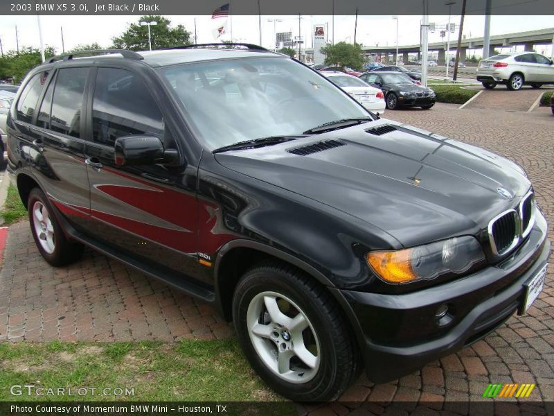 Jet Black / Black 2003 BMW X5 3.0i