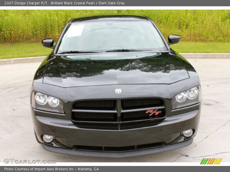 Brilliant Black Crystal Pearl / Dark Slate Gray 2007 Dodge Charger R/T