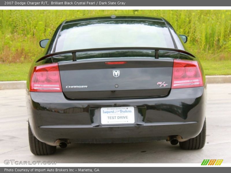 Brilliant Black Crystal Pearl / Dark Slate Gray 2007 Dodge Charger R/T