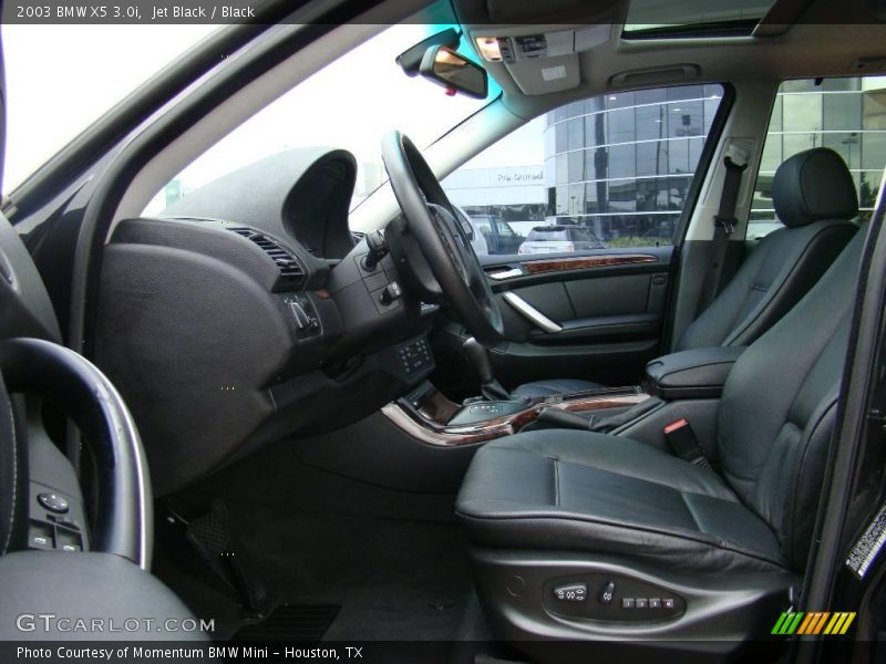 Jet Black / Black 2003 BMW X5 3.0i