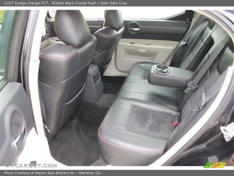 Brilliant Black Crystal Pearl / Dark Slate Gray 2007 Dodge Charger R/T