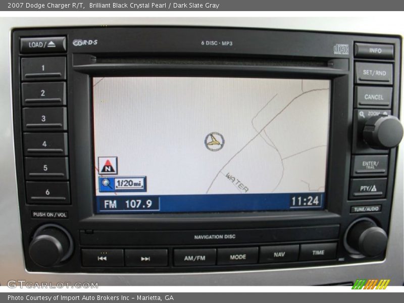 Brilliant Black Crystal Pearl / Dark Slate Gray 2007 Dodge Charger R/T