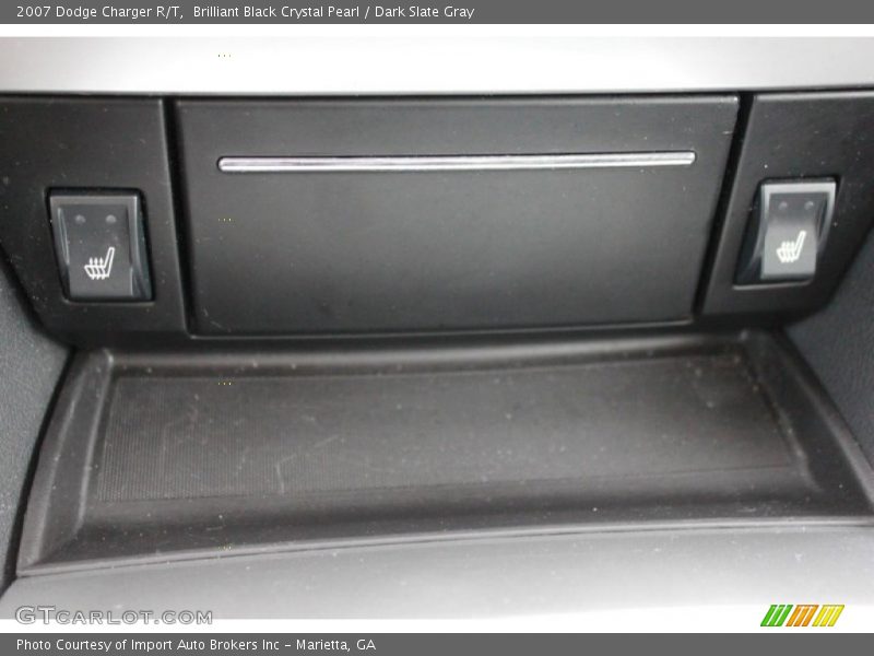 Brilliant Black Crystal Pearl / Dark Slate Gray 2007 Dodge Charger R/T