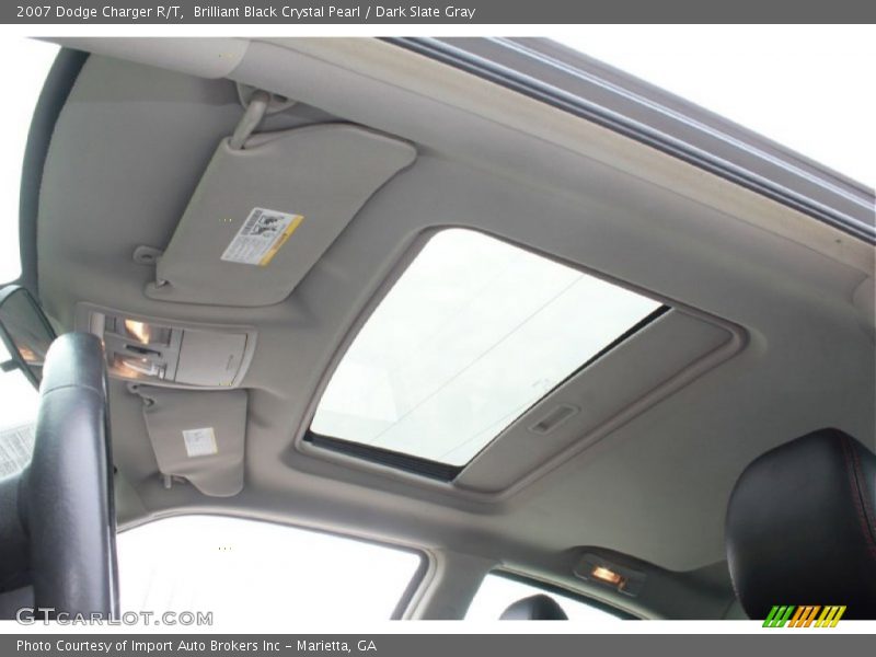 Brilliant Black Crystal Pearl / Dark Slate Gray 2007 Dodge Charger R/T