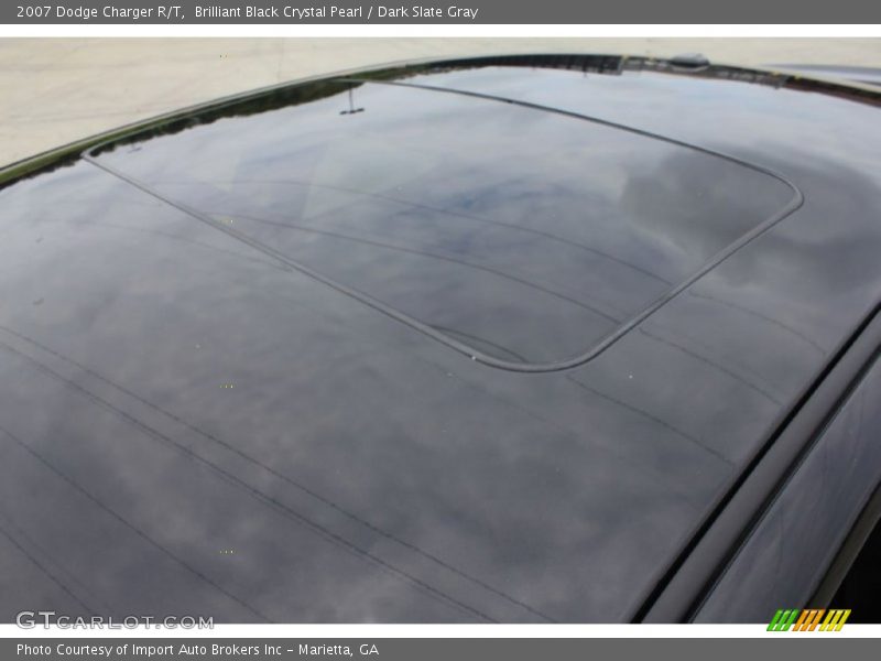 Brilliant Black Crystal Pearl / Dark Slate Gray 2007 Dodge Charger R/T