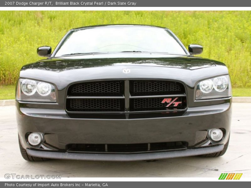 Brilliant Black Crystal Pearl / Dark Slate Gray 2007 Dodge Charger R/T