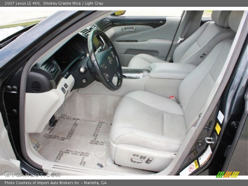 Smokey Granite Mica / Light Gray 2007 Lexus LS 460