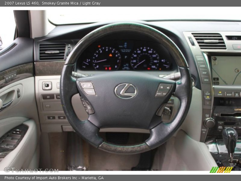 Smokey Granite Mica / Light Gray 2007 Lexus LS 460