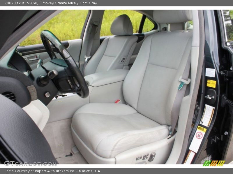 Smokey Granite Mica / Light Gray 2007 Lexus LS 460