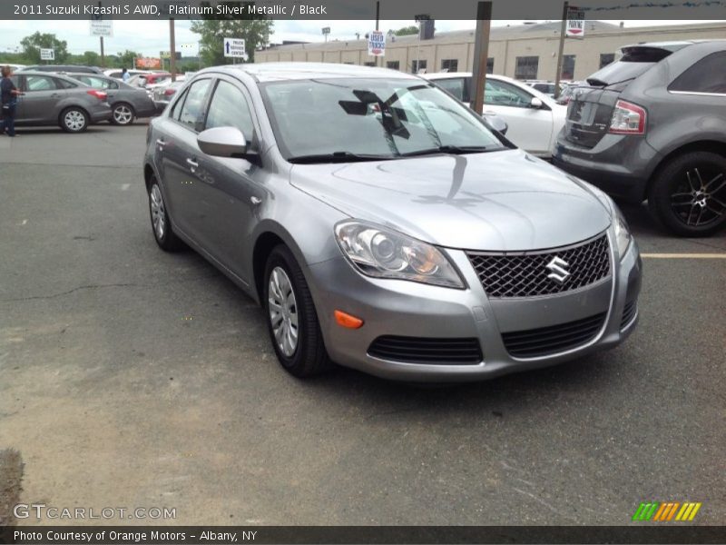 Platinum Silver Metallic / Black 2011 Suzuki Kizashi S AWD