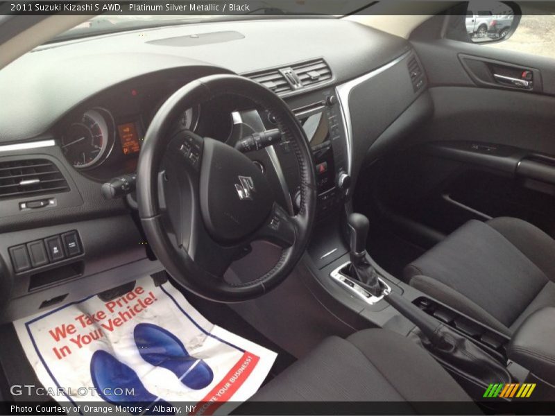 Platinum Silver Metallic / Black 2011 Suzuki Kizashi S AWD