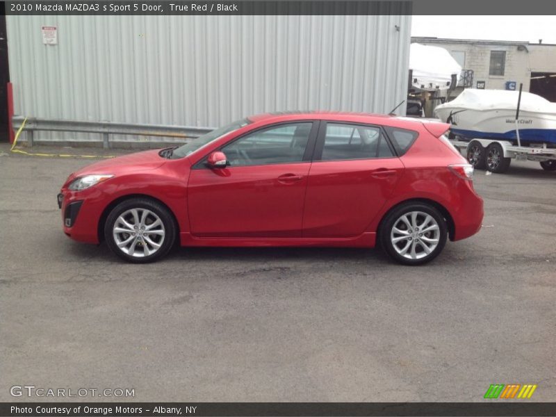 True Red / Black 2010 Mazda MAZDA3 s Sport 5 Door