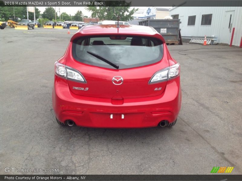 True Red / Black 2010 Mazda MAZDA3 s Sport 5 Door
