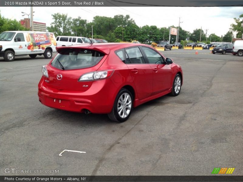 True Red / Black 2010 Mazda MAZDA3 s Sport 5 Door