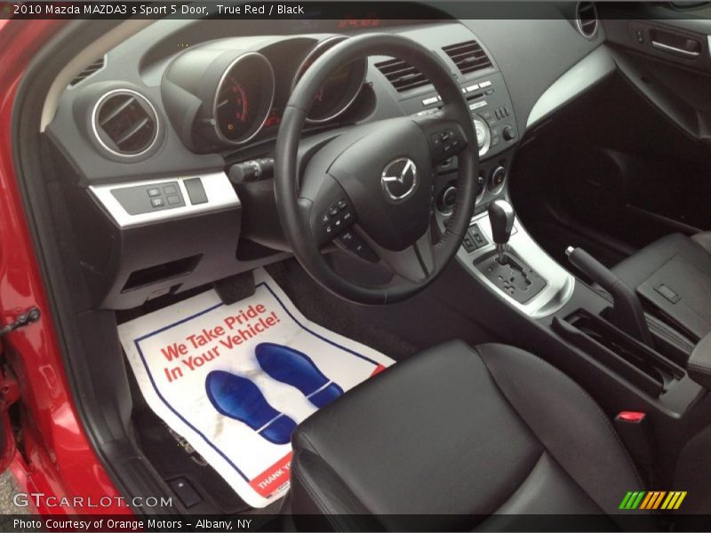 True Red / Black 2010 Mazda MAZDA3 s Sport 5 Door
