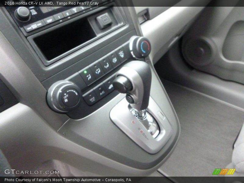 Tango Red Pearl / Gray 2010 Honda CR-V LX AWD