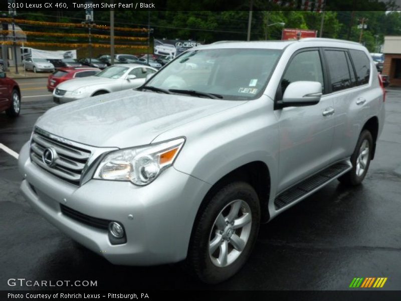 Tungsten Silver Pearl / Black 2010 Lexus GX 460