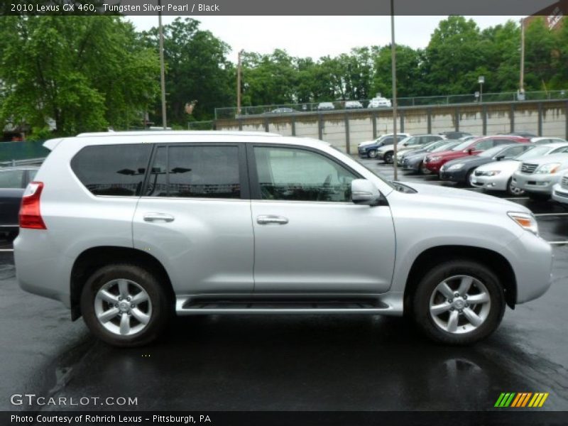 Tungsten Silver Pearl / Black 2010 Lexus GX 460