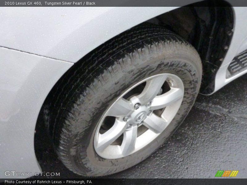 Tungsten Silver Pearl / Black 2010 Lexus GX 460