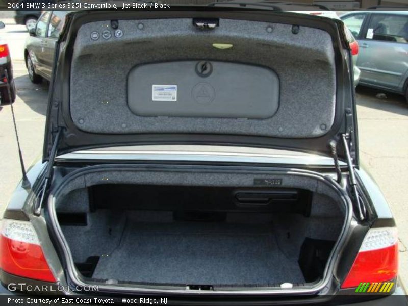 Jet Black / Black 2004 BMW 3 Series 325i Convertible