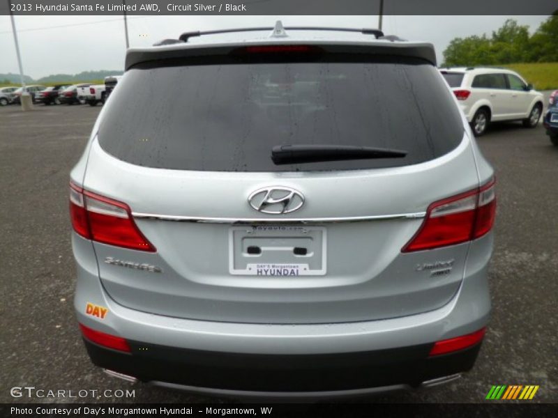 Circuit Silver / Black 2013 Hyundai Santa Fe Limited AWD