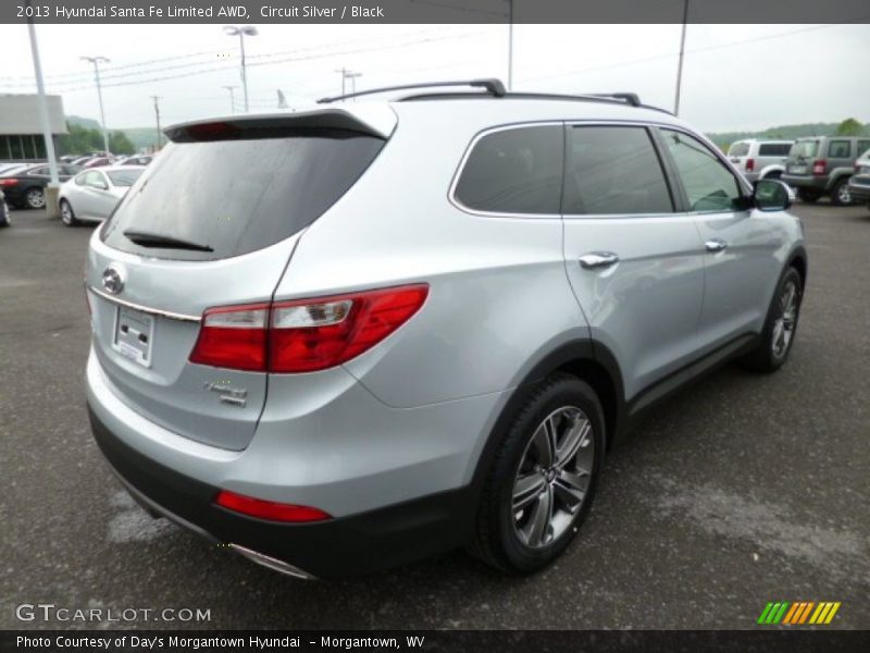 Circuit Silver / Black 2013 Hyundai Santa Fe Limited AWD