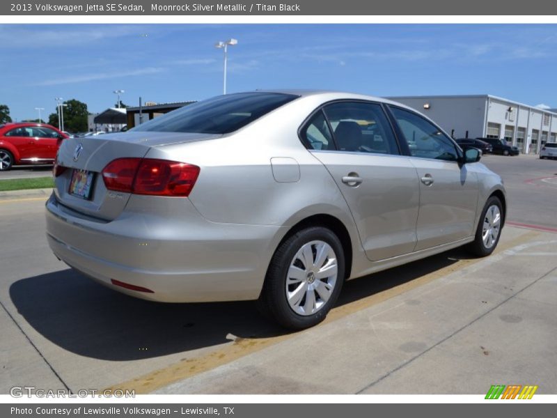 Moonrock Silver Metallic / Titan Black 2013 Volkswagen Jetta SE Sedan