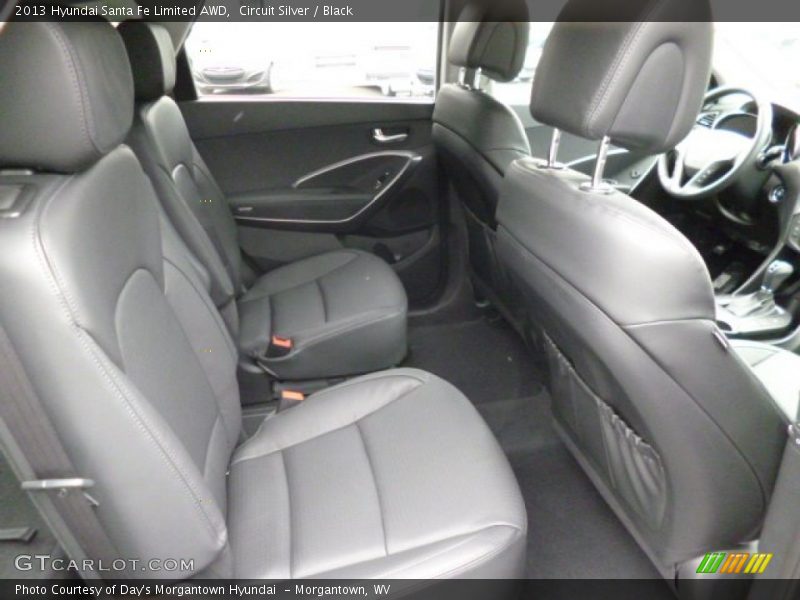 Rear Seat of 2013 Santa Fe Limited AWD