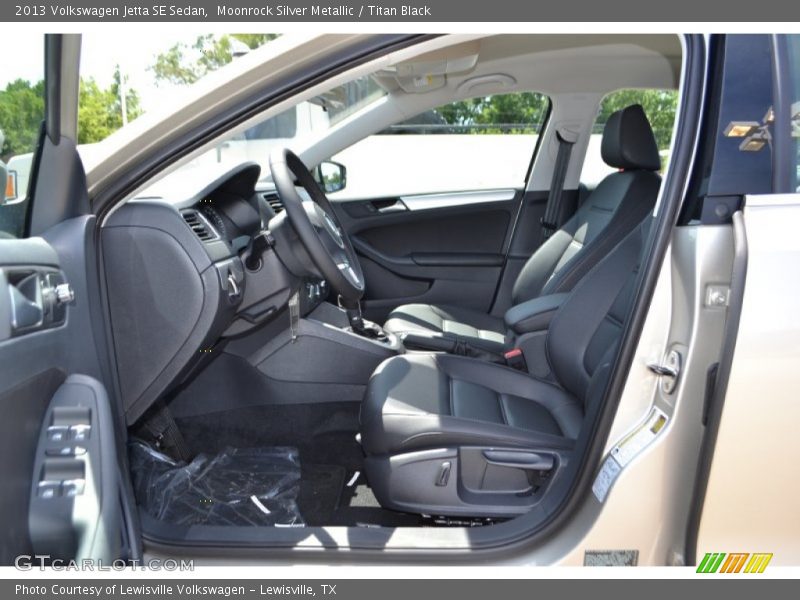 Moonrock Silver Metallic / Titan Black 2013 Volkswagen Jetta SE Sedan