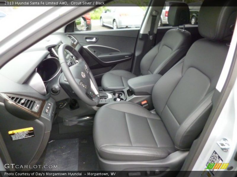 Front Seat of 2013 Santa Fe Limited AWD