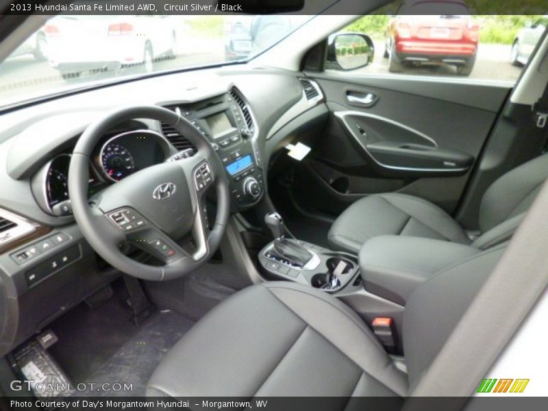 Black Interior - 2013 Santa Fe Limited AWD 