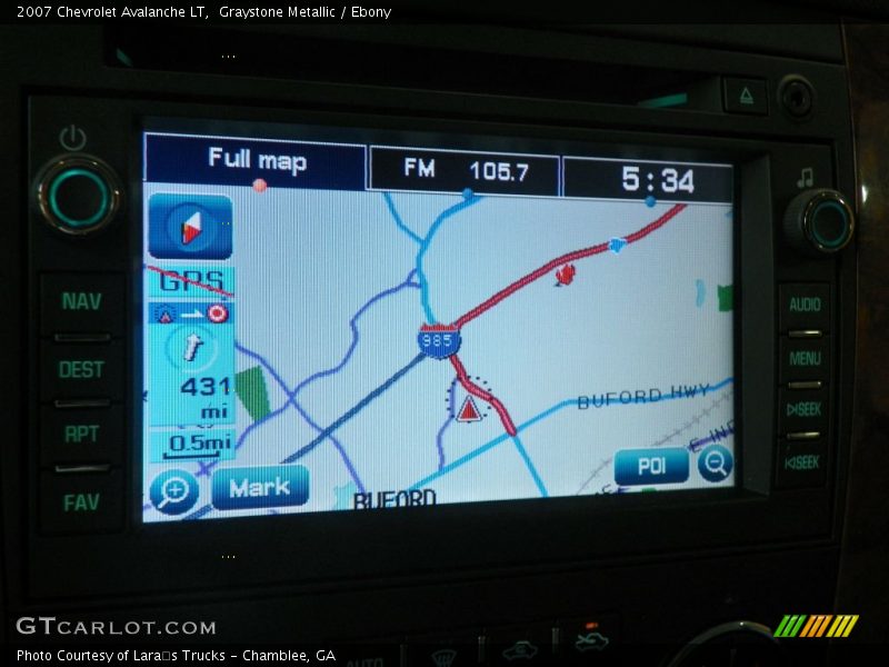 Graystone Metallic / Ebony 2007 Chevrolet Avalanche LT