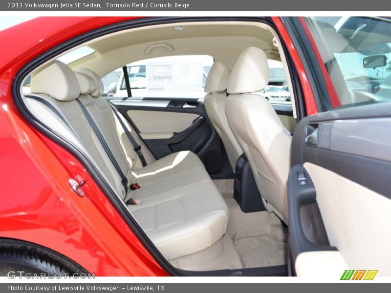 Tornado Red / Cornsilk Beige 2013 Volkswagen Jetta SE Sedan