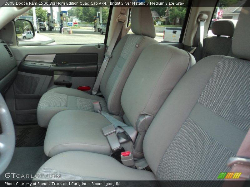 Bright Silver Metallic / Medium Slate Gray 2008 Dodge Ram 1500 Big Horn Edition Quad Cab 4x4